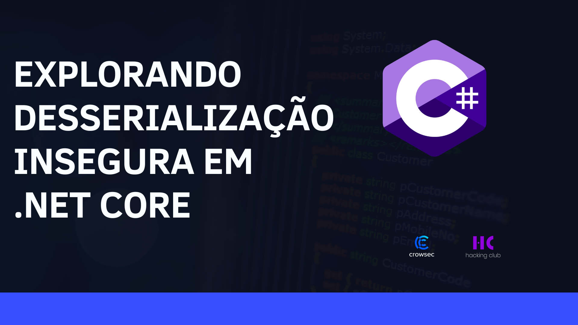 Explorando desserialização insegura em ASP.NET Core